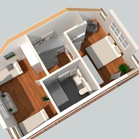 Apartment Tjalk Im Haus Dreimaster, Baltrum